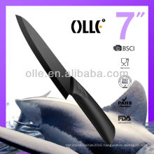 7 Inch Eco-friendly Ceramic Black Blade Knife